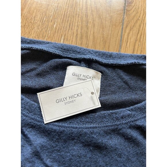 Gilly Hicks Sydney Top‎ Women Size XS Long Sleeve Blue Ice Cream Cone Preppy NWT - Picture 10 of 16